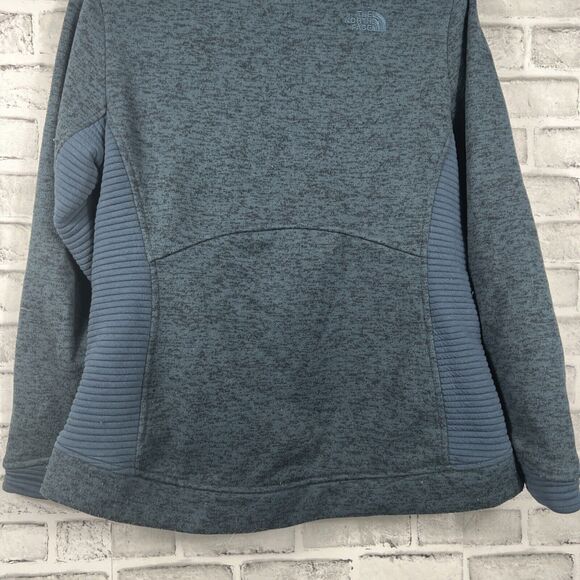 The North Face Indi 2 Gray Full Zip Jacket Slim Fit Fleece Lined Women's Large - Picture 15 of 16